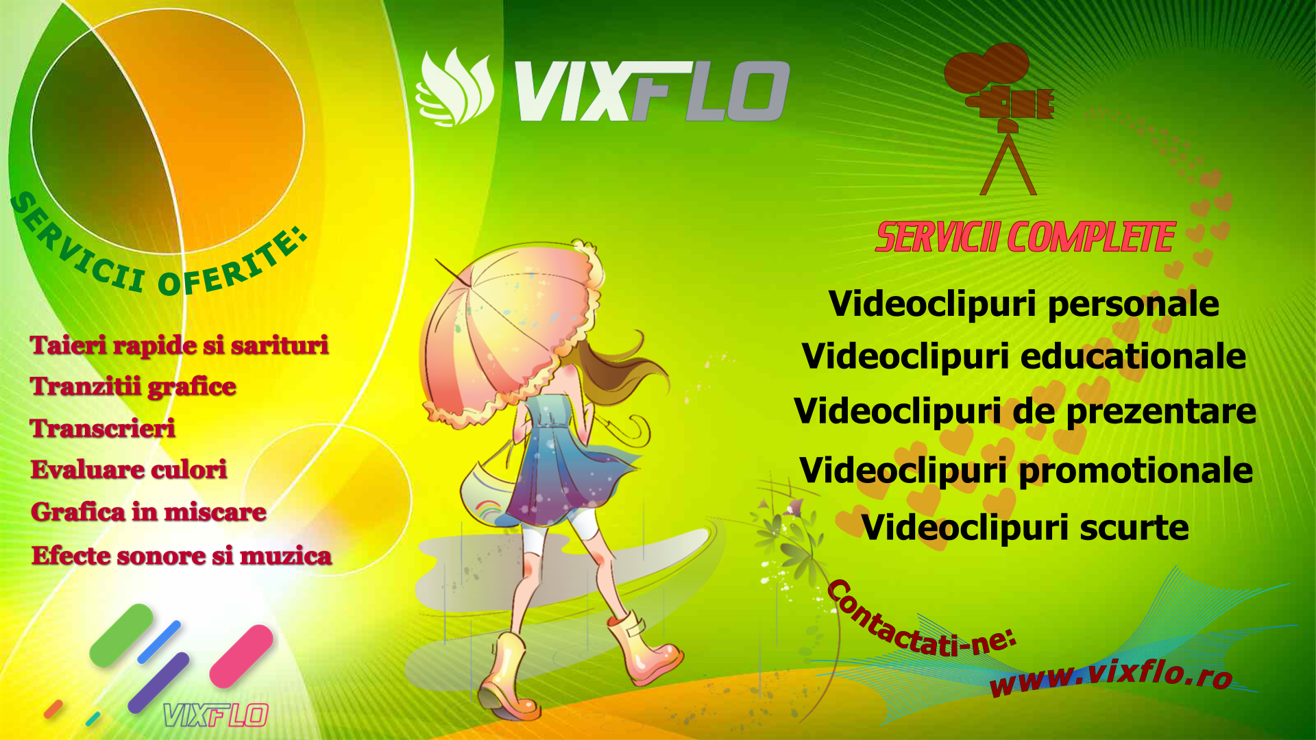 servicii de editare video
